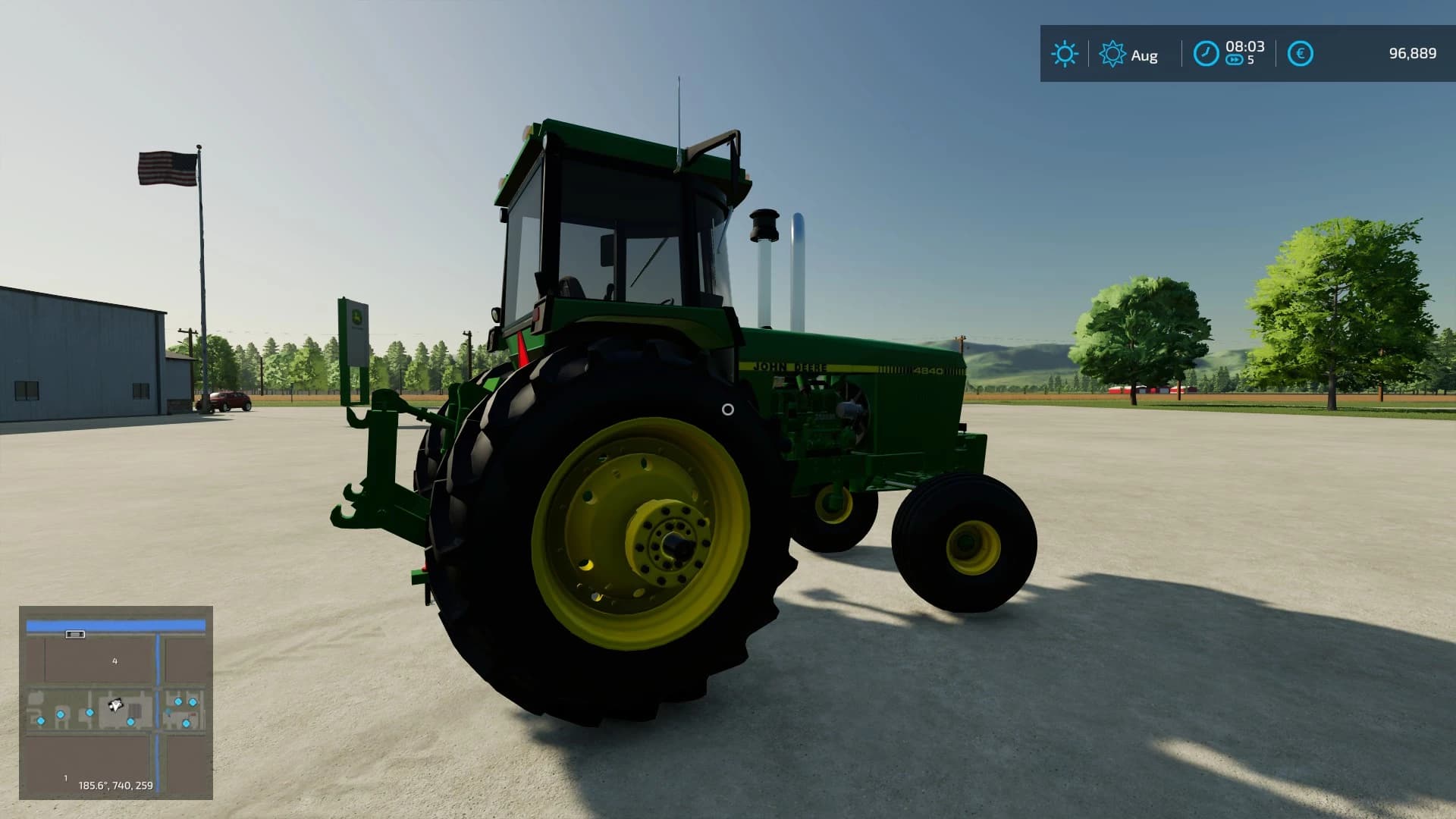JOHN DEERE 4840 2