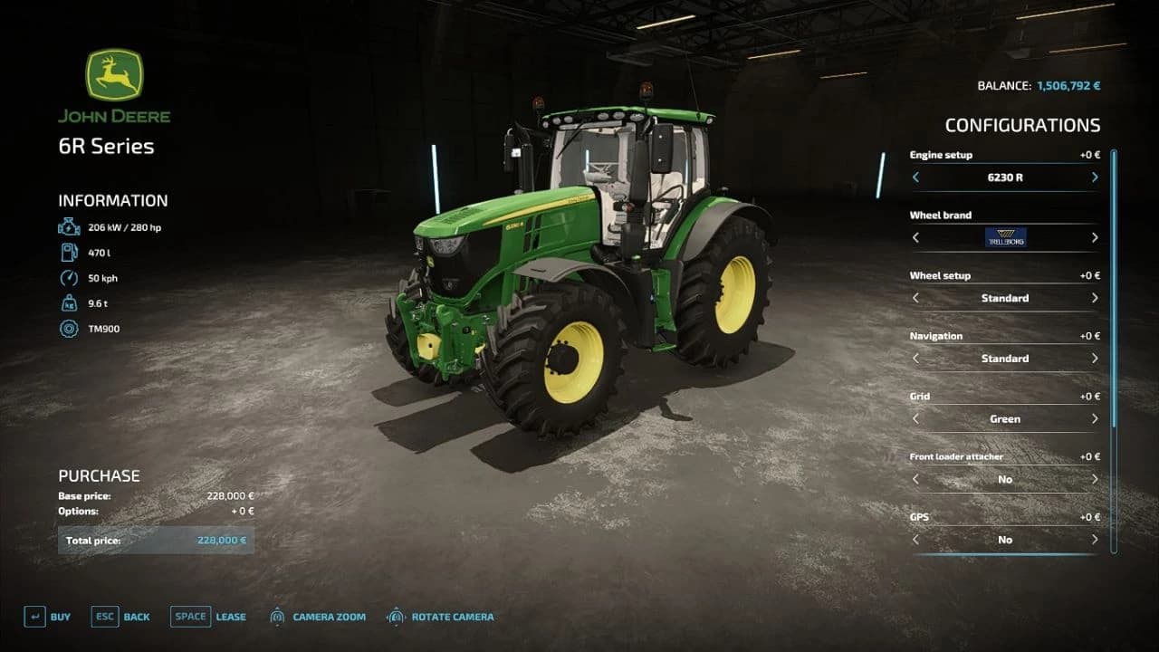 JOHN DEERE 6R