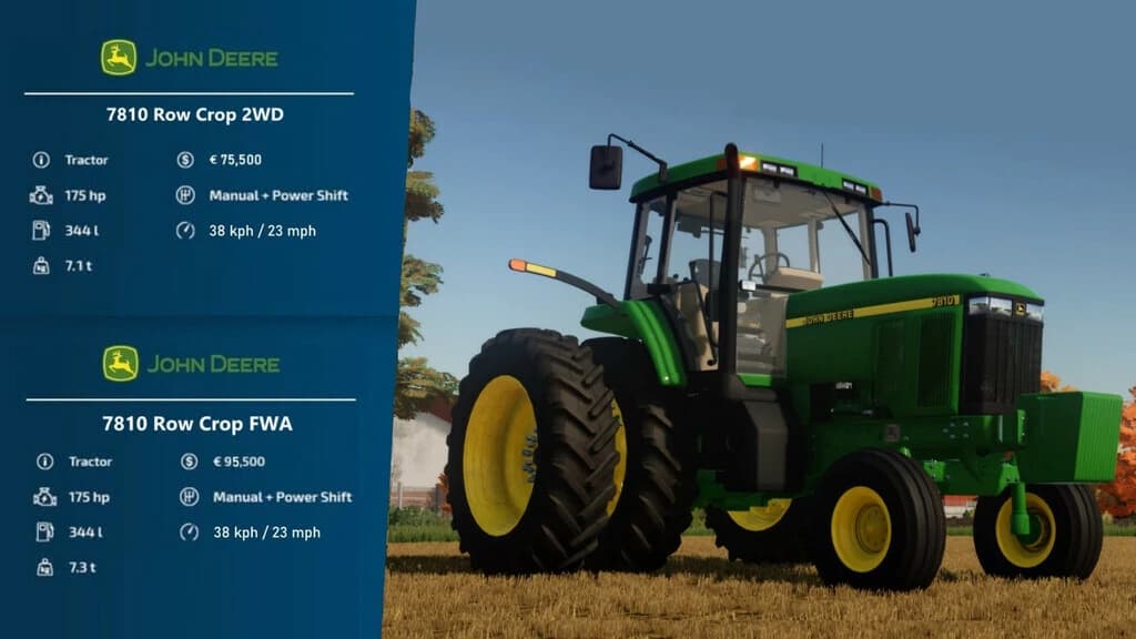 JOHN DEERE 7810 ROW CROP 2