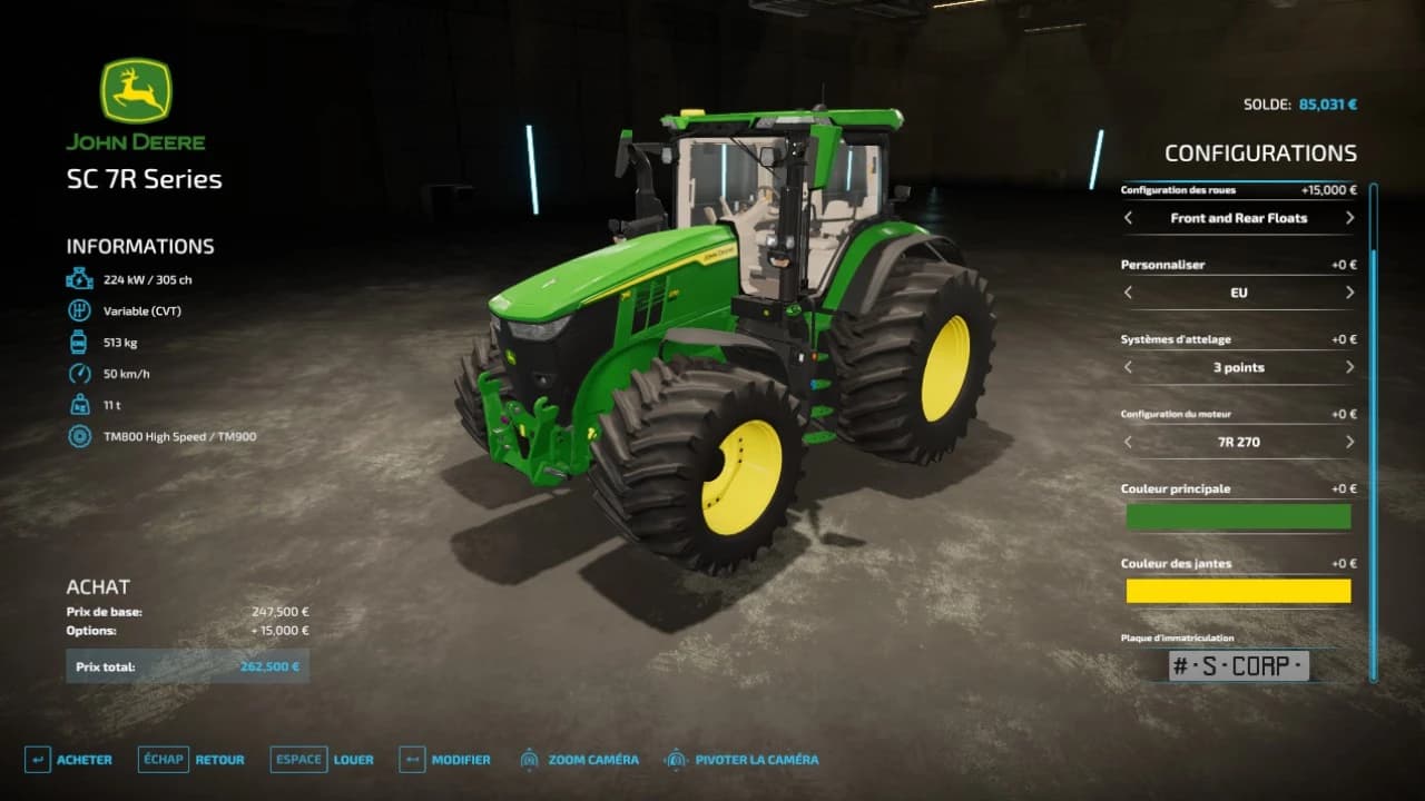 JOHN DEERE 7R SERIES (METHANE) 2