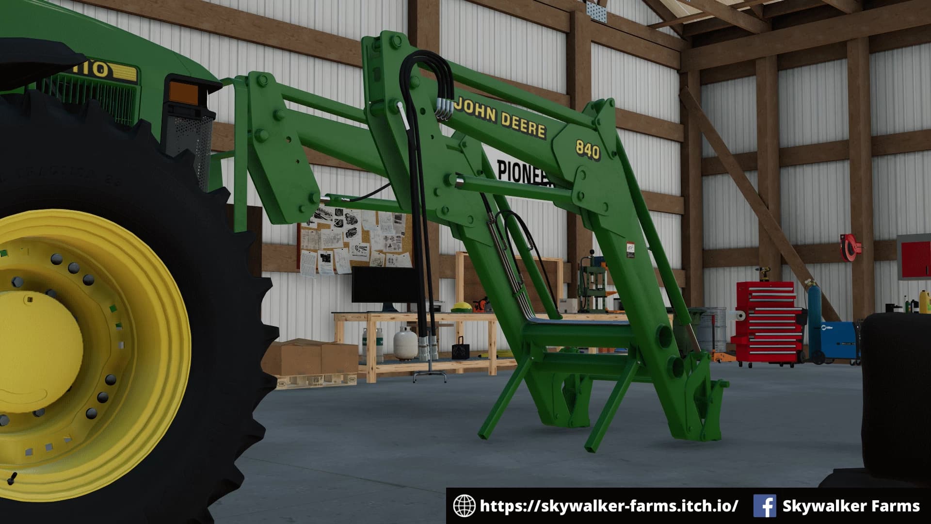 JOHN DEERE 840 FRONTLOADER 3