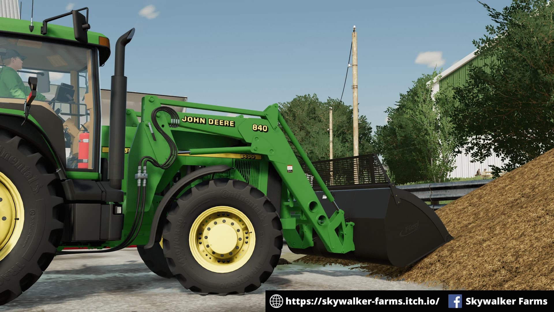 JOHN DEERE 840 FRONTLOADER 2