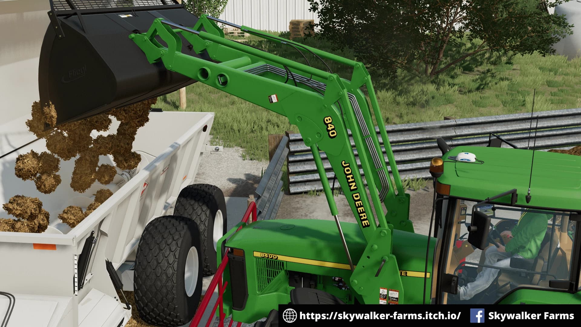 JOHN DEERE 840 FRONTLOADER