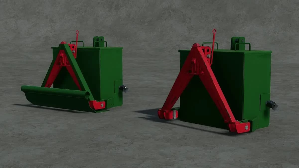 JOHN DEERE 850KG WEIGHT 2
