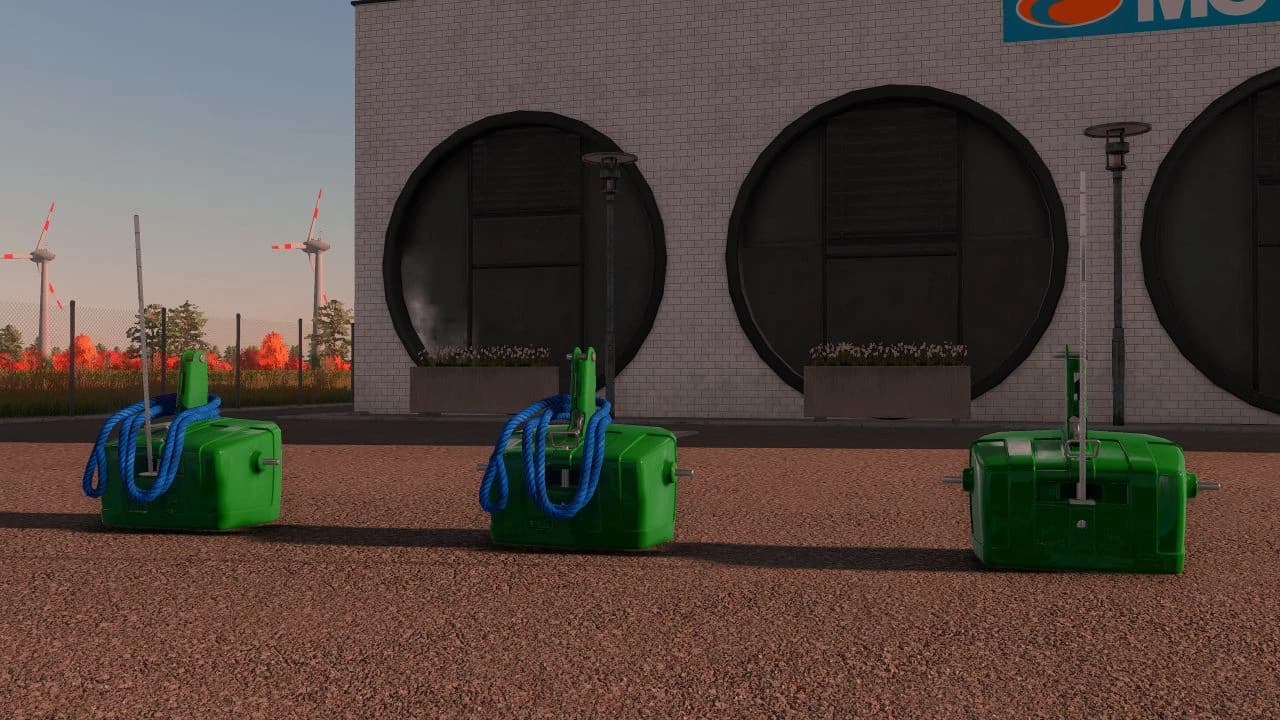JOHN DEERE 900KG WEIGHT 2