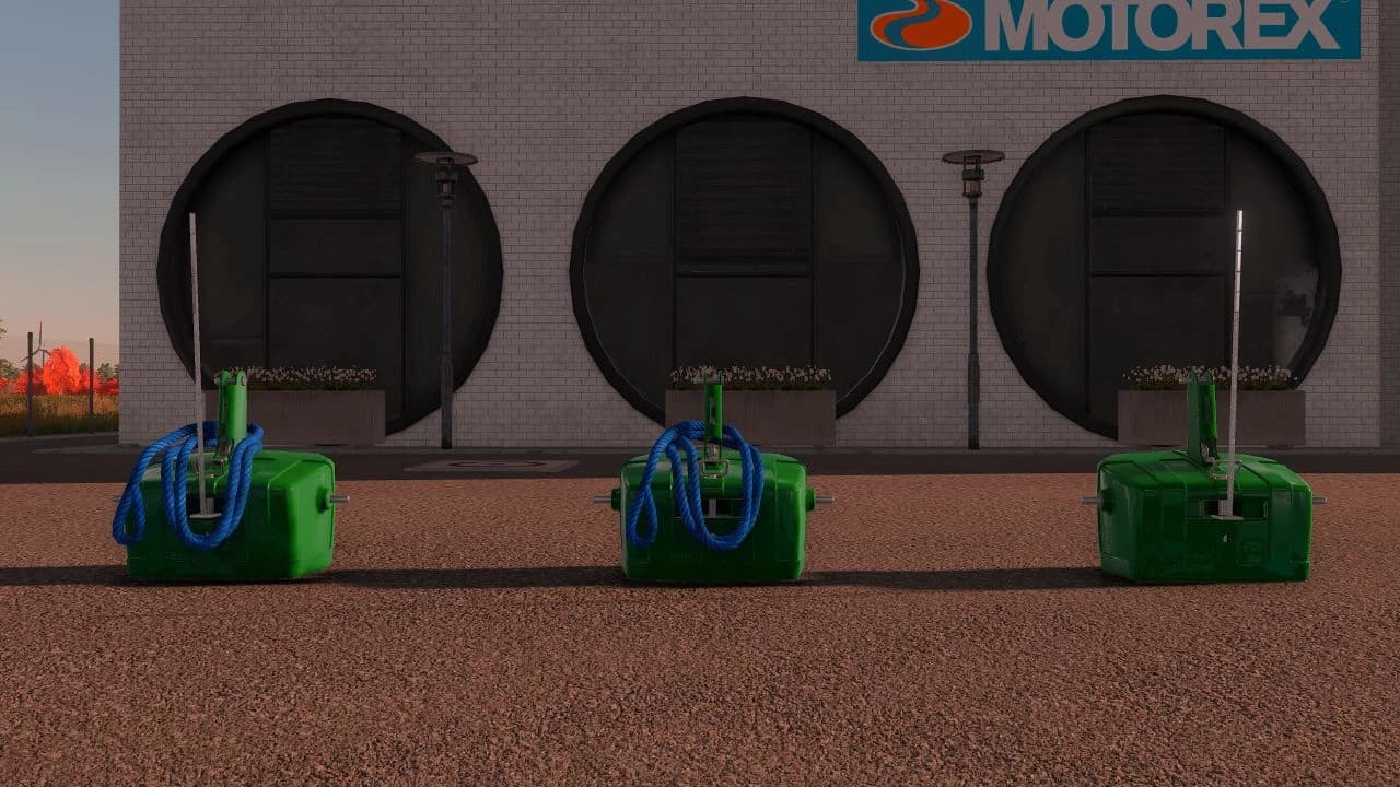JOHN DEERE 900KG WEIGHT