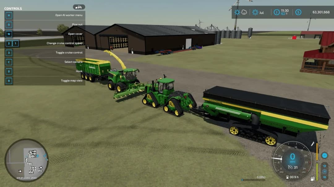 JOHN DEERE 9RX WIDE TRACKS
