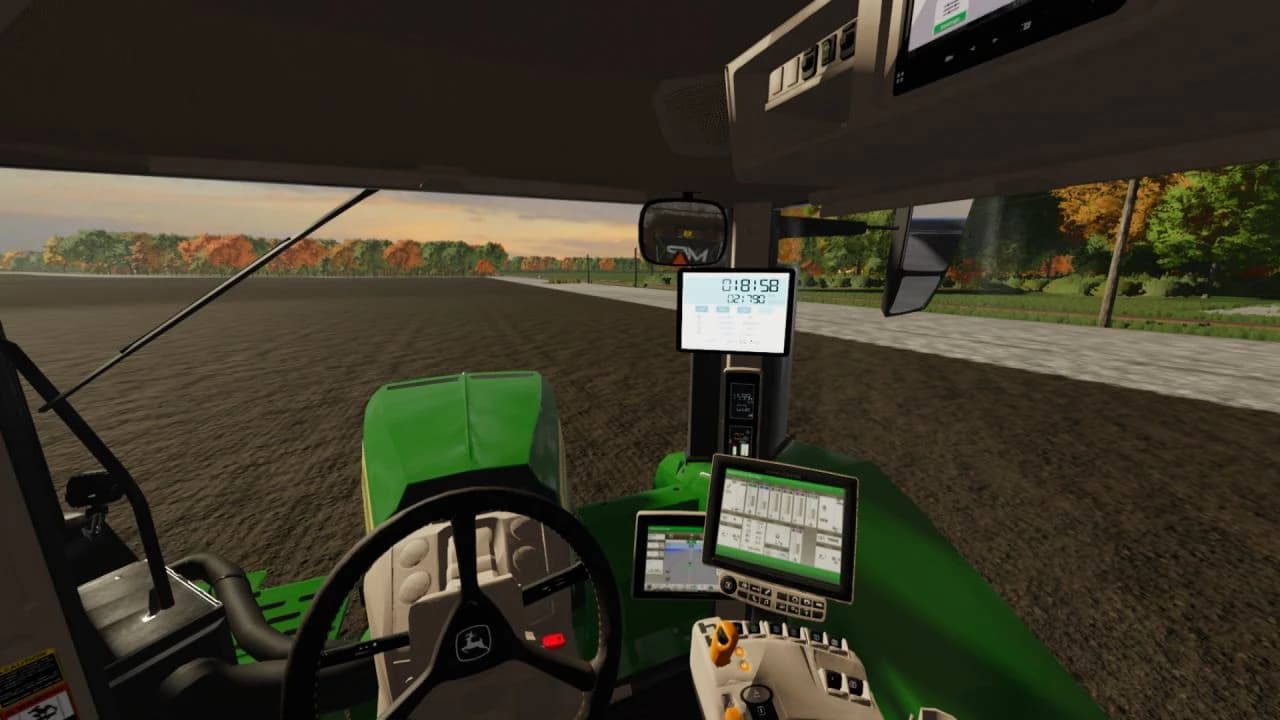 JOHN DEERE 9RX (REAL DASHBOARD)