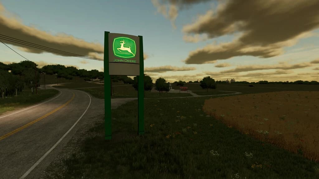 JOHN DEERE DEALER SIGN 3