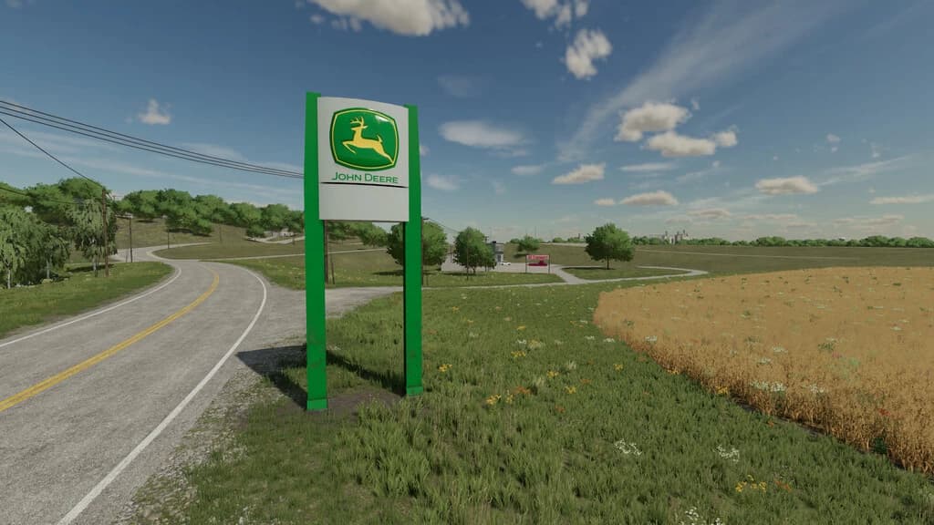 JOHN DEERE DEALER SIGN 2