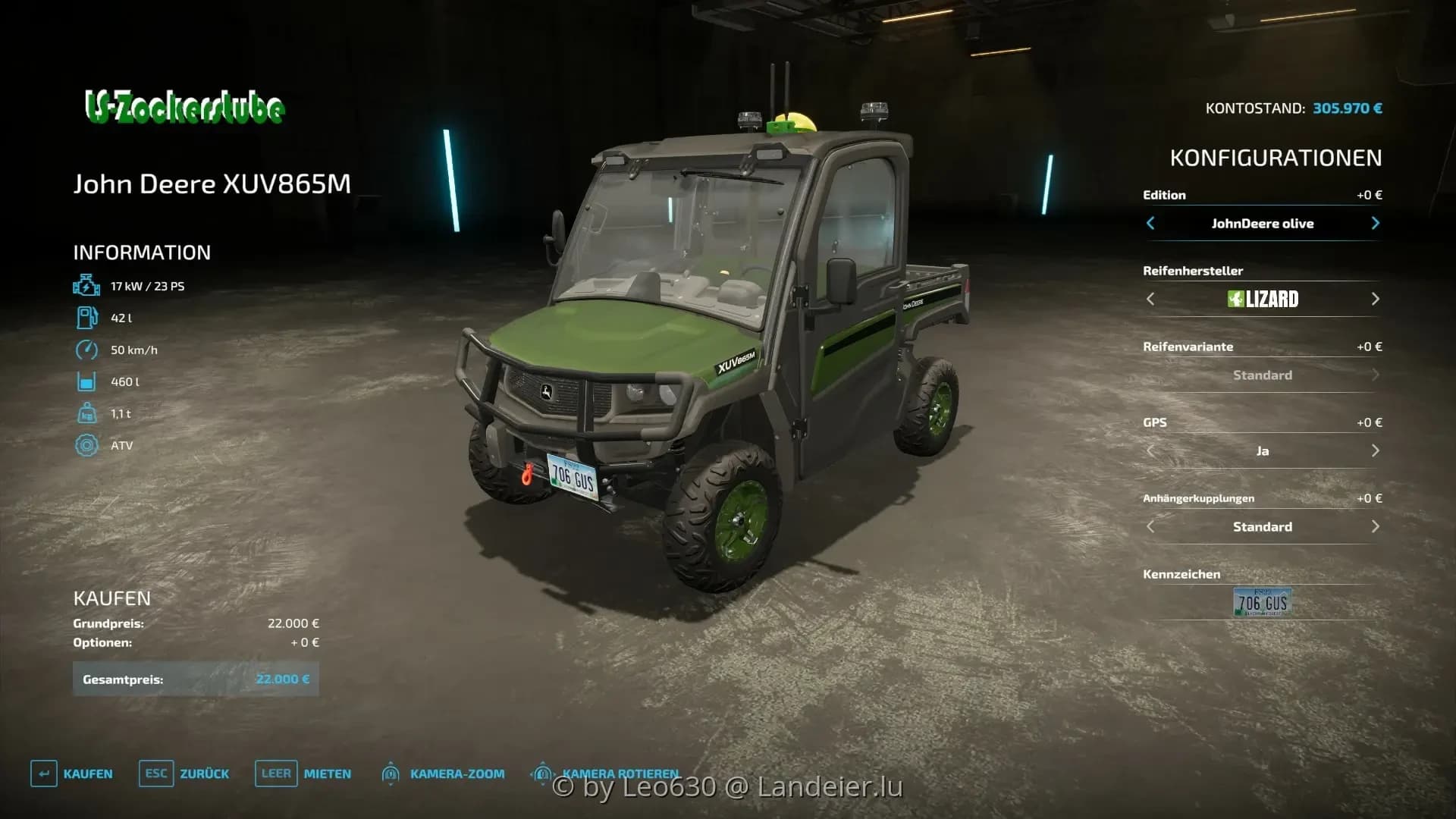 JOHN DEERE GATOR 4