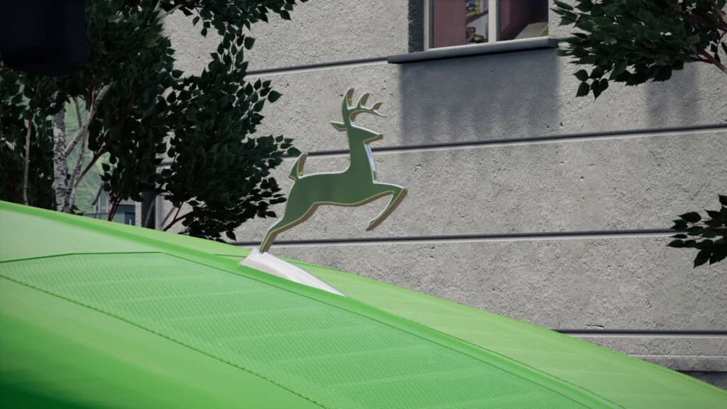 JOHN DEERE HOOD STATURE (PREFAB)