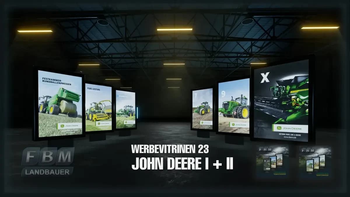 JOHN DEERE II ADVERTISING SHOWCASES 23 3