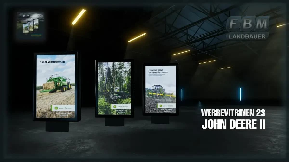 JOHN DEERE II ADVERTISING SHOWCASES 23 2