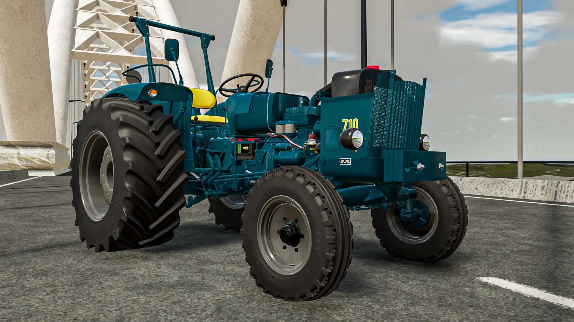JOHN DEERE-LANZ 710 3