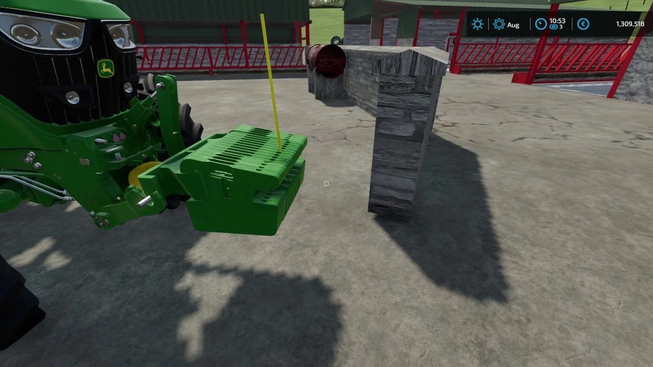 JOHN DEERE SLICE WEIGHT 2