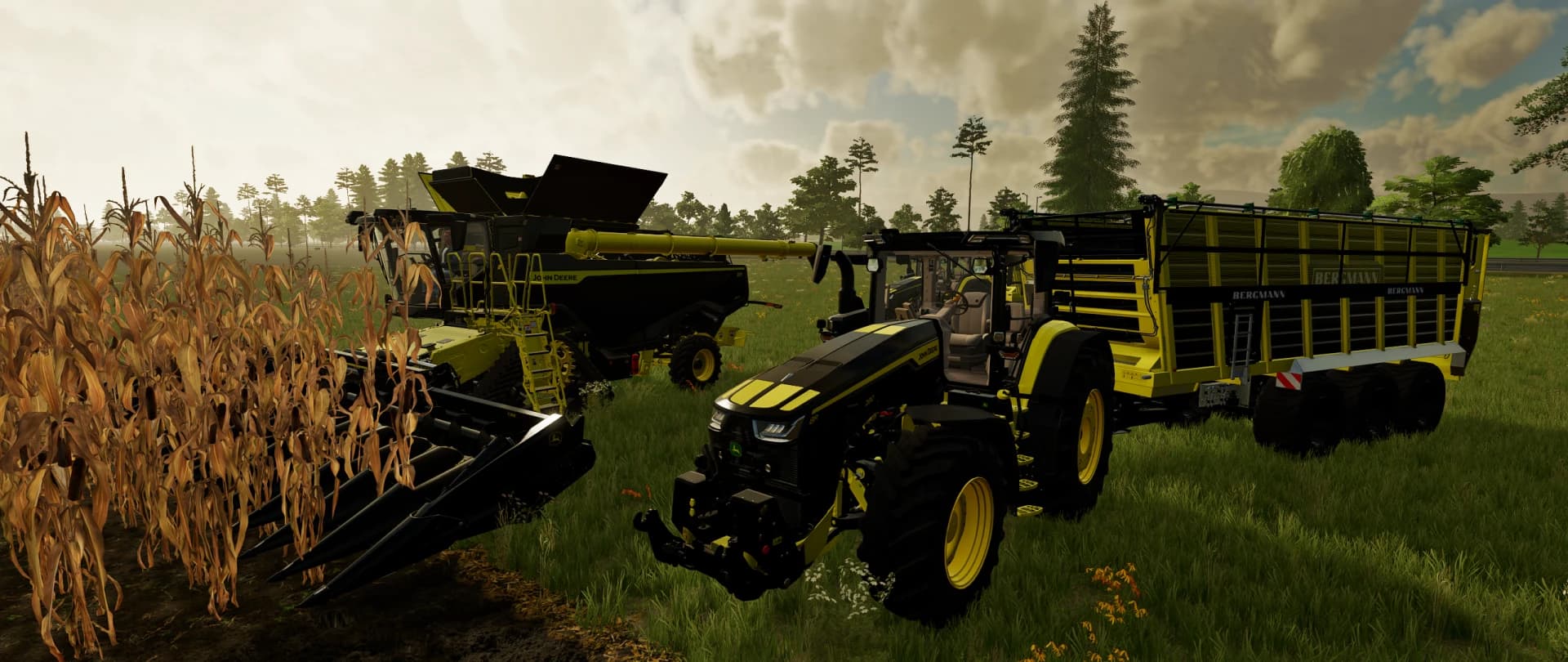 JOHN DEERE X91100 BLACK & YELLOW 4