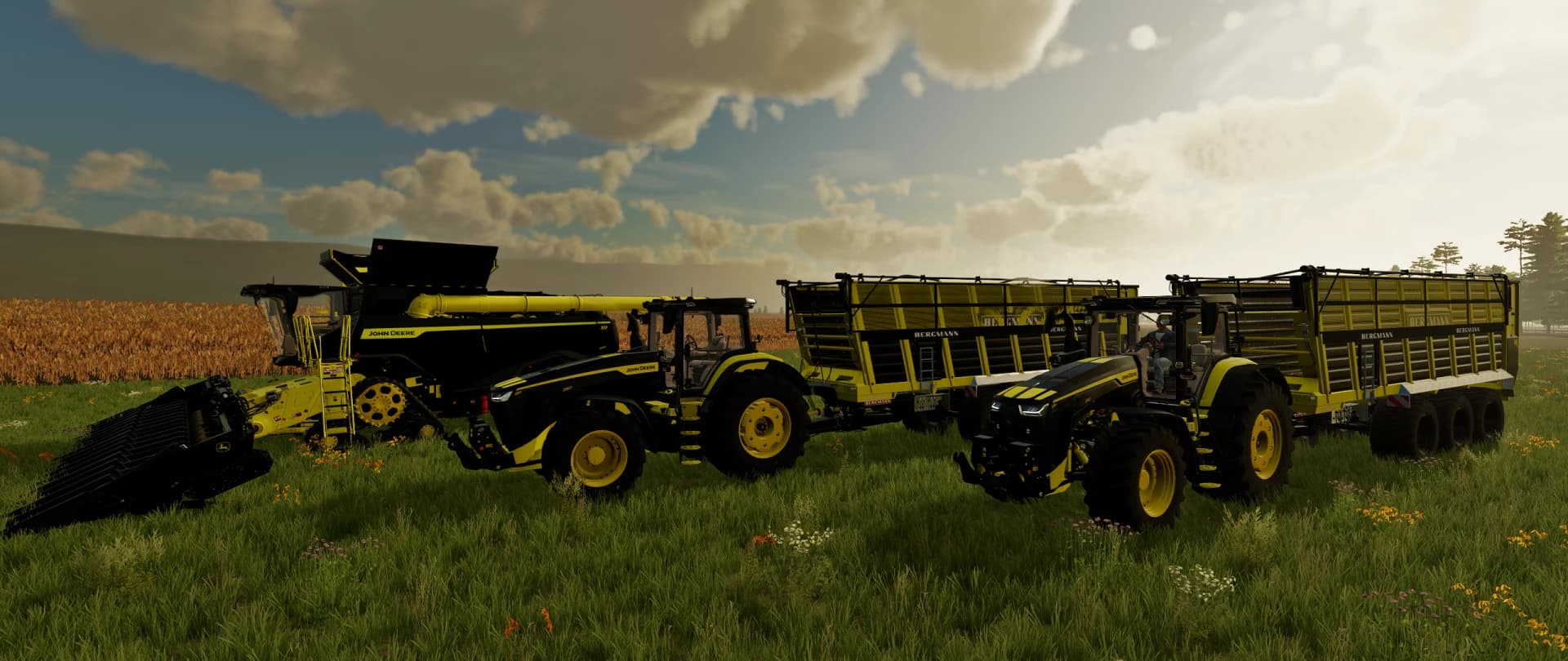 JOHN DEERE X91100 BLACK & YELLOW 3