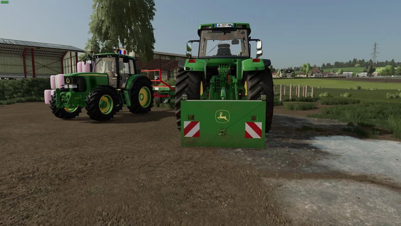 John Deere 2500KG weight