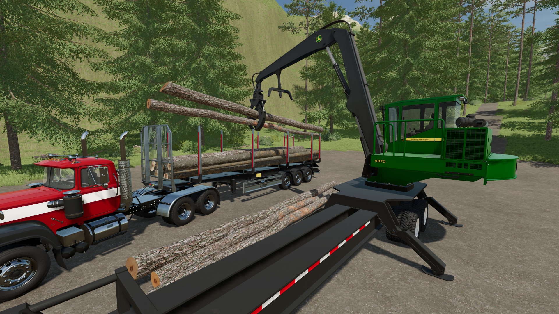 John Deere 437D Loader 3