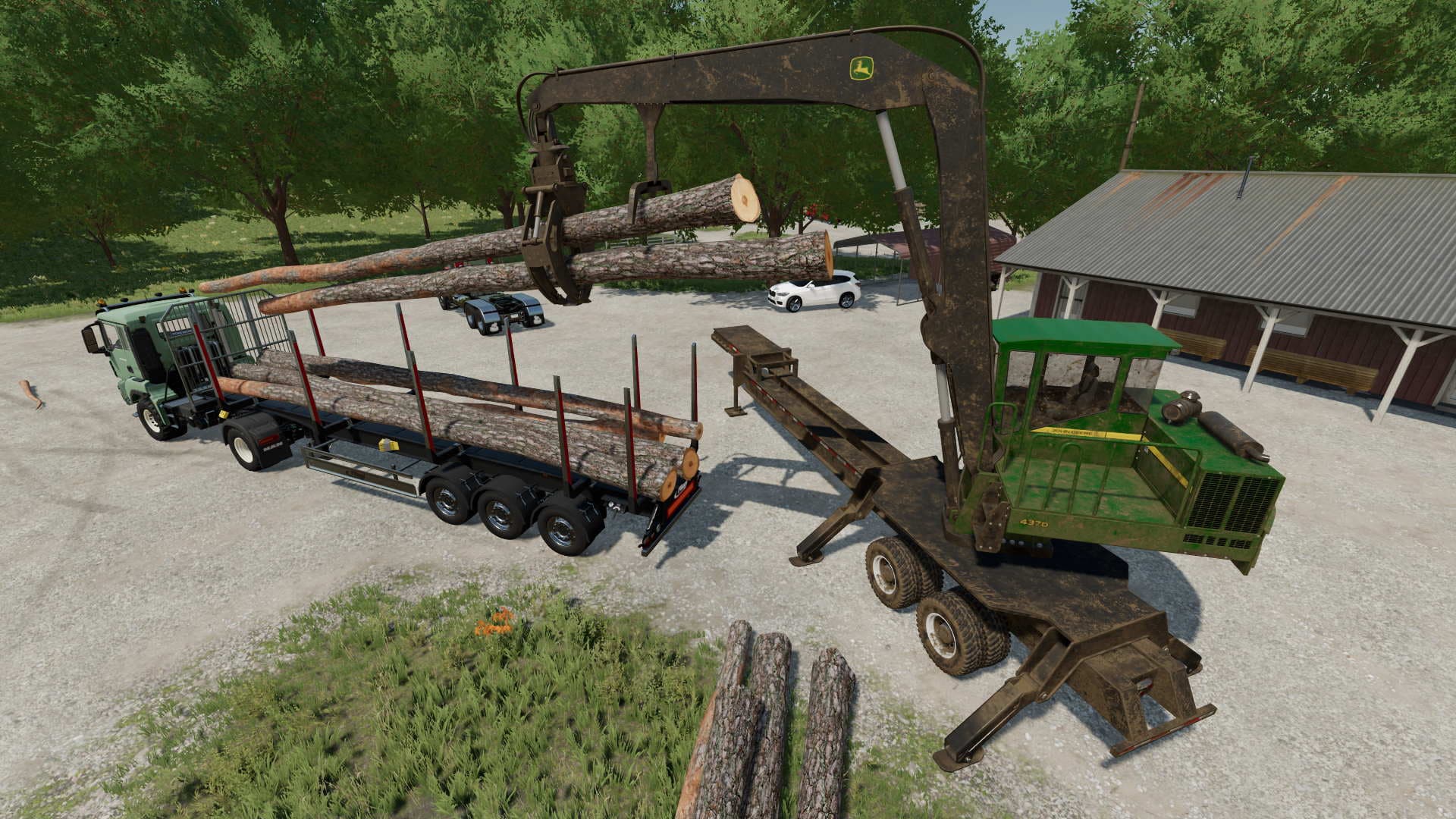 John Deere 437D Loader 2
