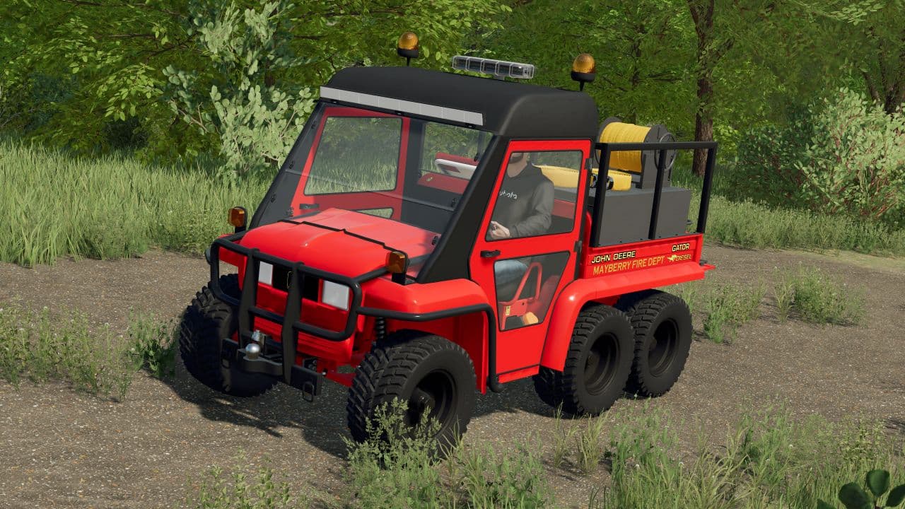 John Deere Gator with medical bed and pump 3