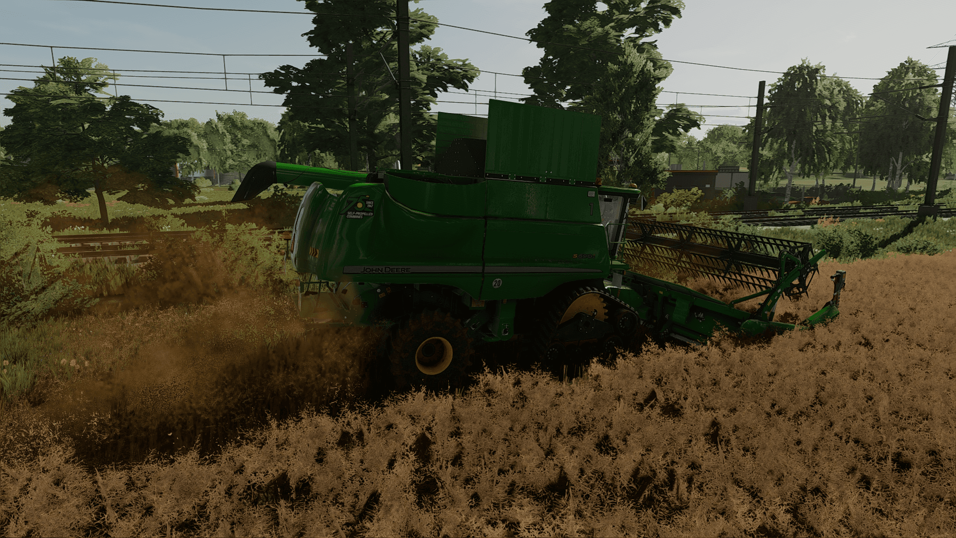 John Deere S690i & 9880i STS EU Grey Edition Camso Tracks 6