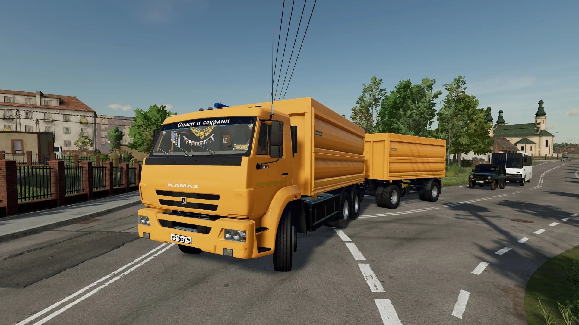 KAMAZ-65115A & TRAILER 4
