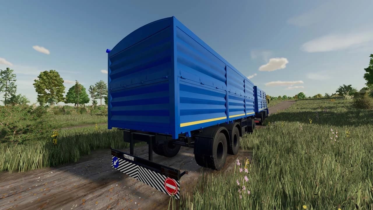KAMAZ-65117 GRAIN+TRAILER
