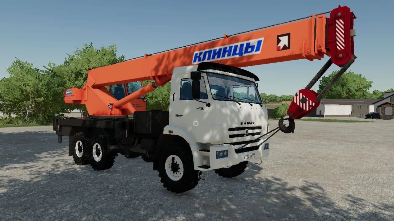 KAMAZ CRANE KLINCY 6X6 2