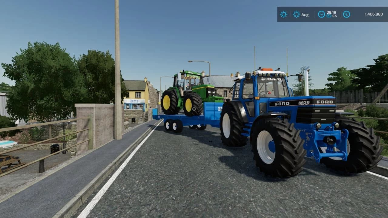 KANE LOWLOADER BALE TRAILER 2