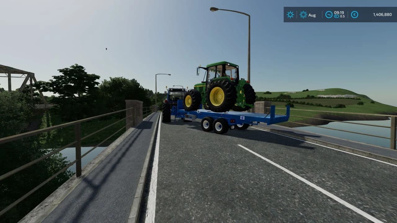 KANE LOWLOADER BALE TRAILER