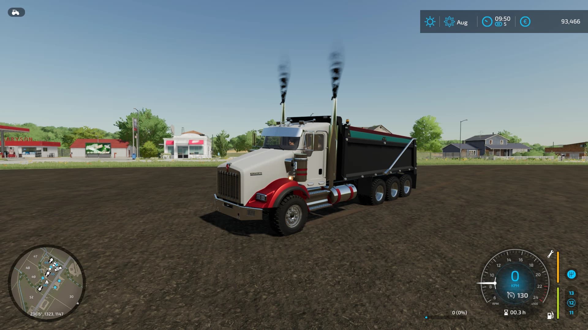 KENWORTH T800 DUMP TRUCK