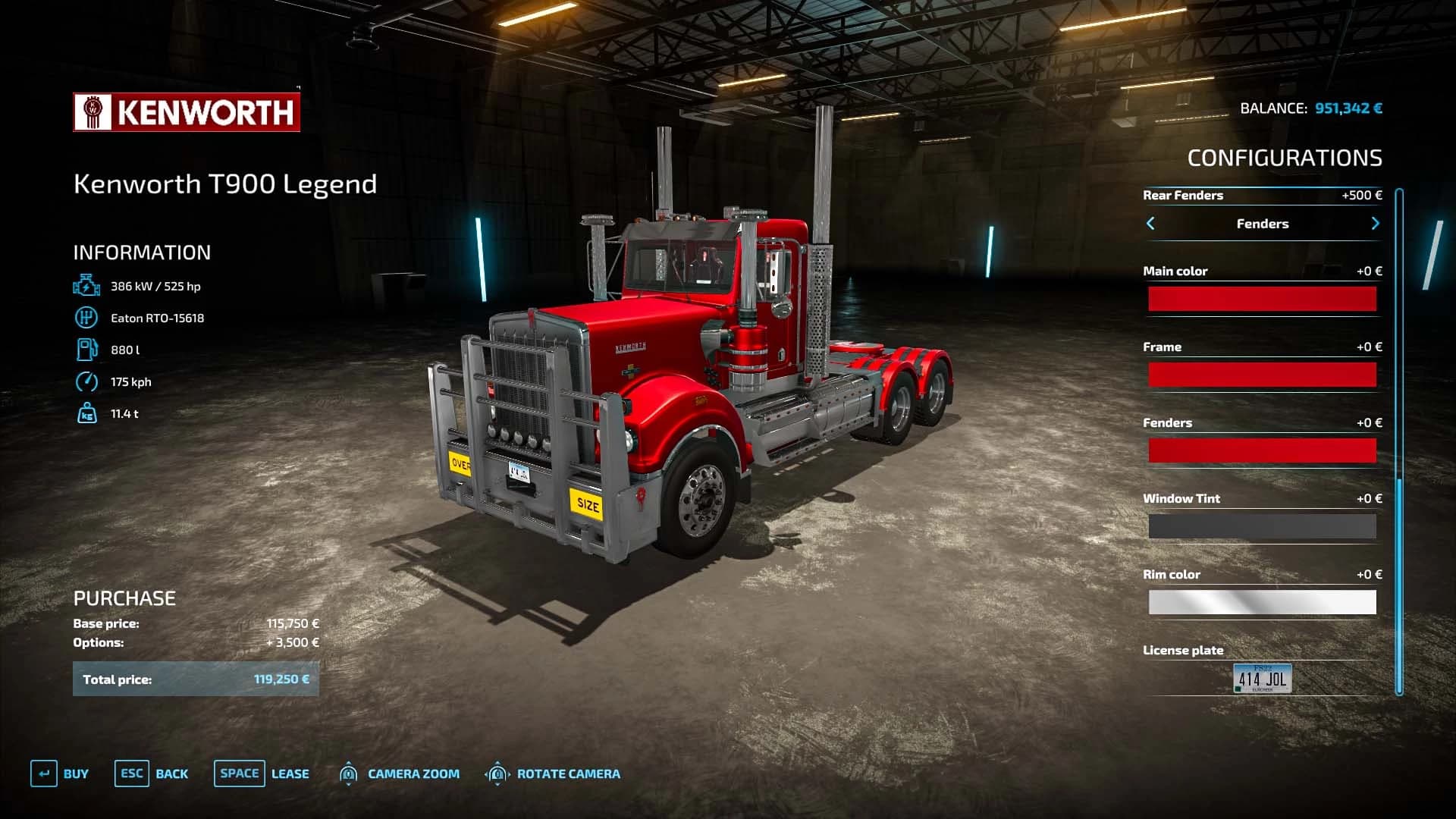 KENWORTH T900