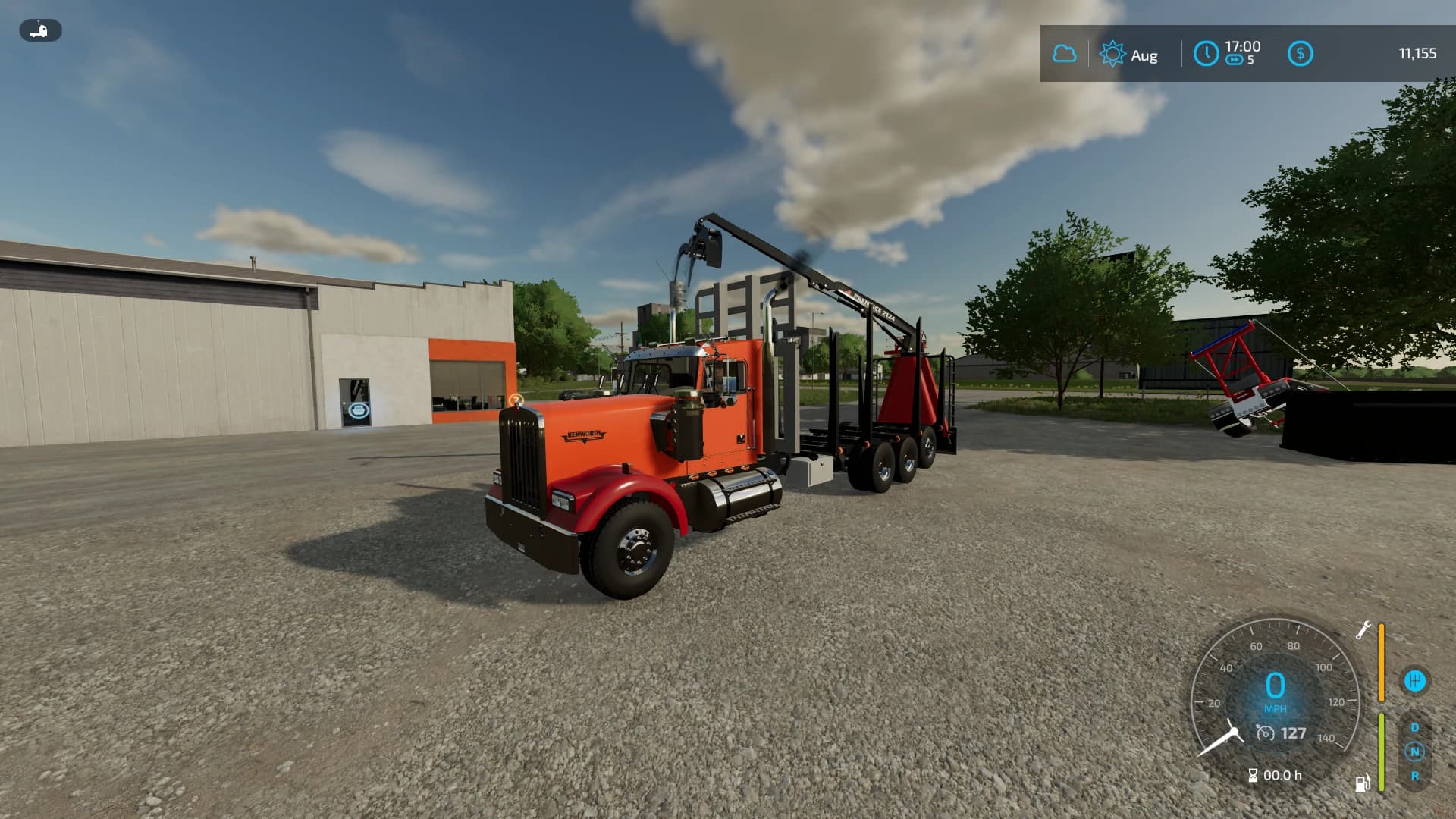 KENWORTH W900 LOG TRUCK 4