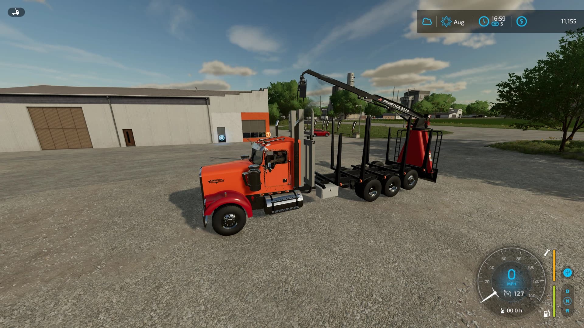 KENWORTH W900 LOG TRUCK 3