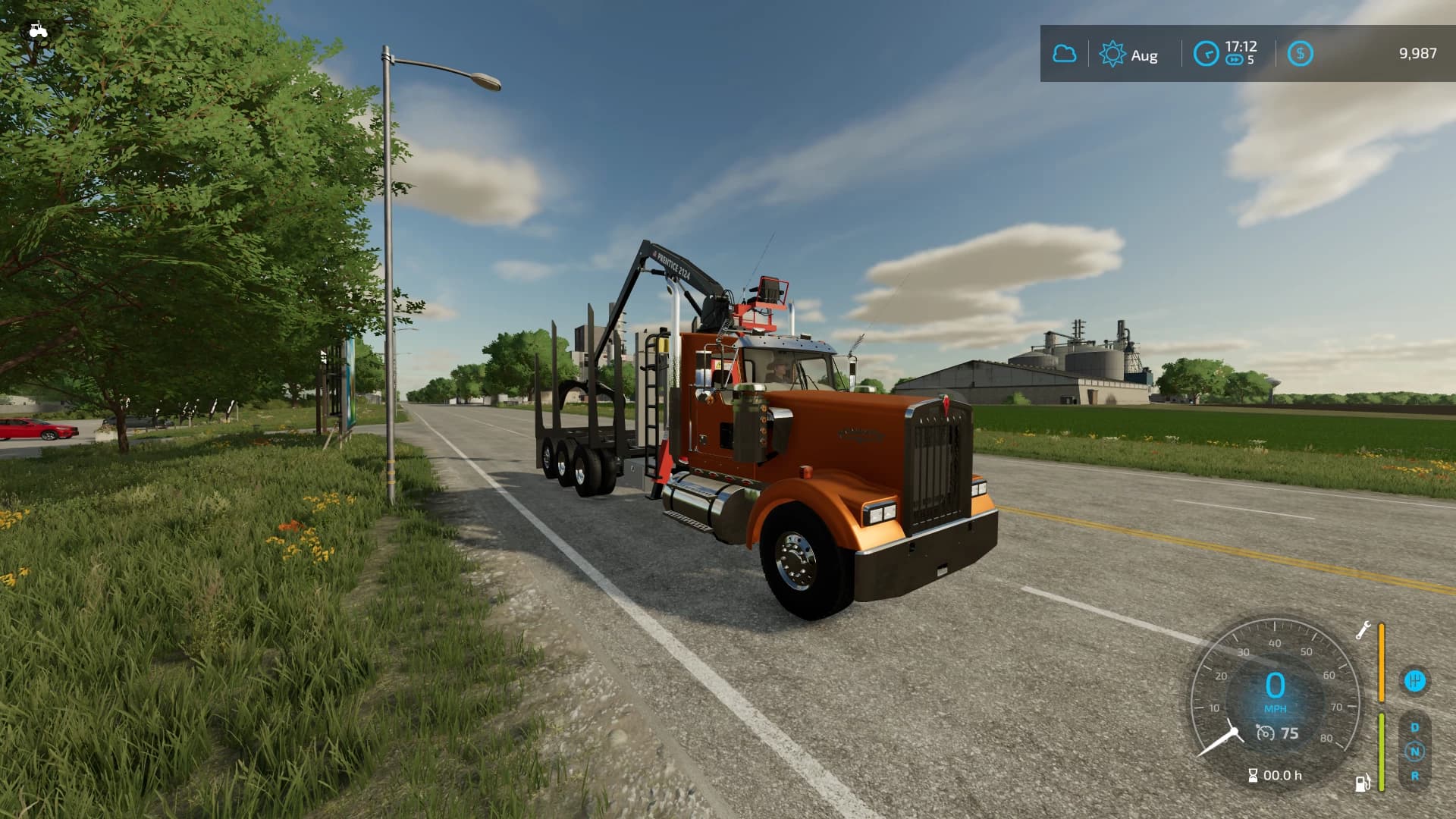 KENWORTH W900 LOG TRUCK