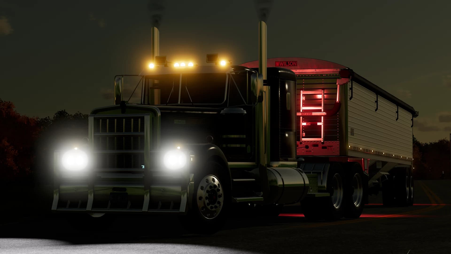KENWORTH W900A FLAT TOP