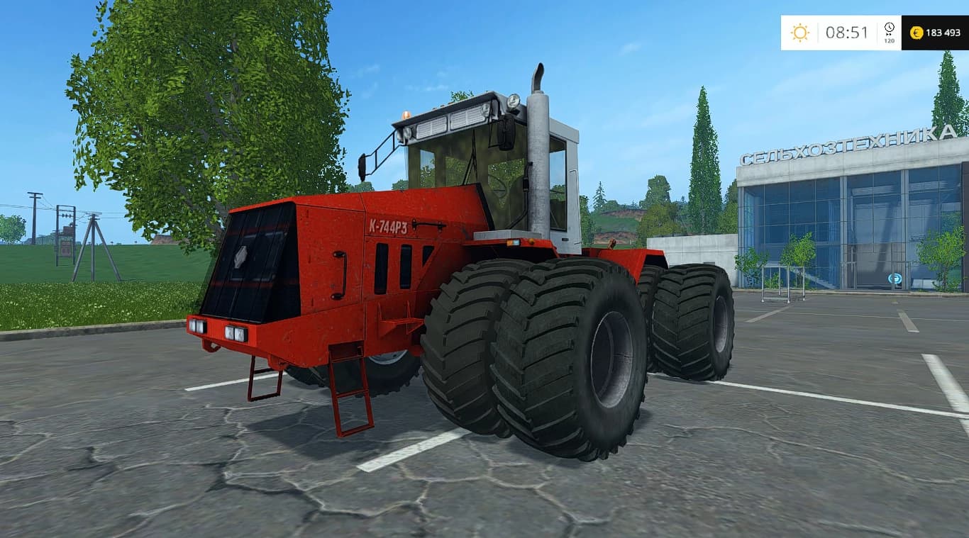 KIROWIEC K 744 P3 4WD OLD RED