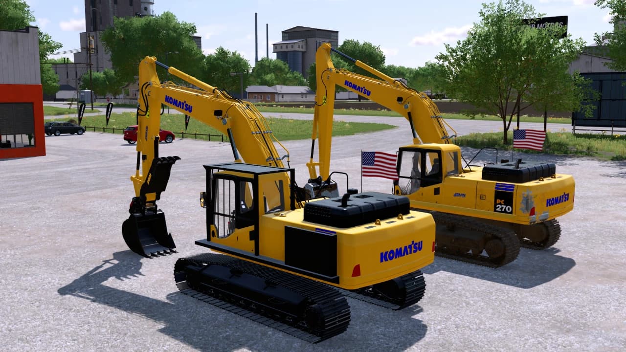 KOMATSU 7 EXCAVATOR PACK 3