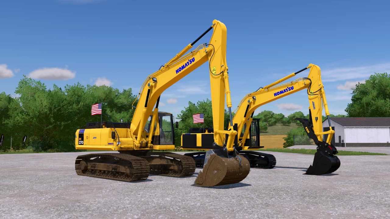 KOMATSU 7 EXCAVATOR PACK 2