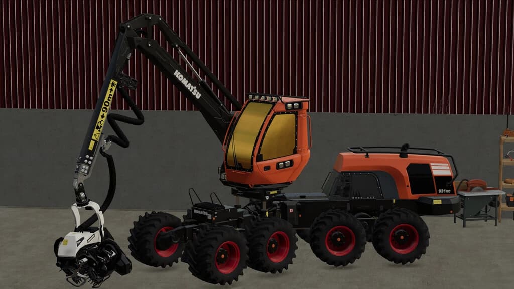 KOMATSU 931 HARVESTER PACK 4