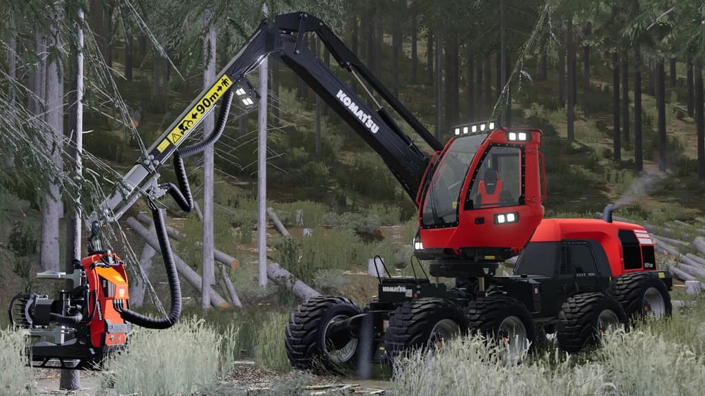 KOMATSU 931 HARVESTER PACK 2