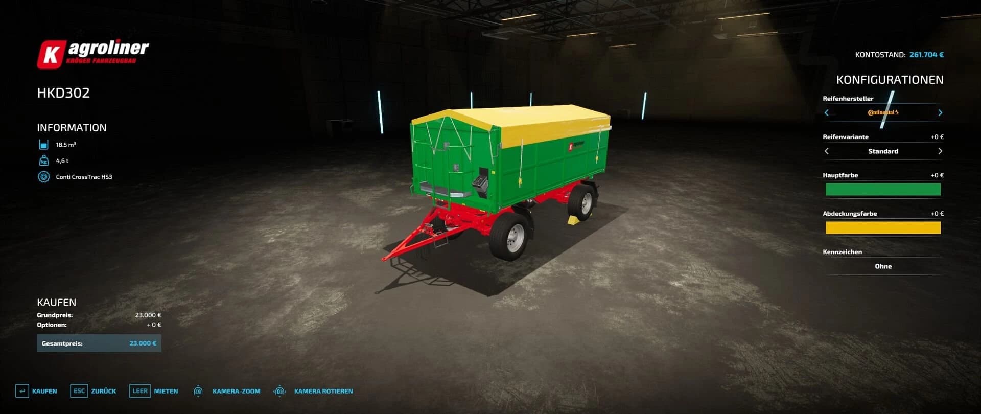 KRÖGER AGROLINER HKD 3