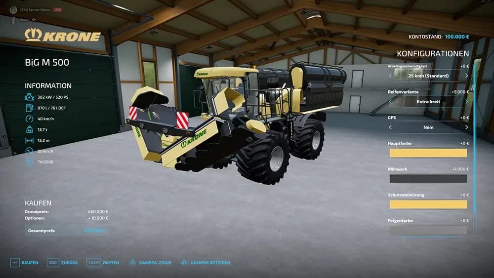 KRONE BIGM500 4