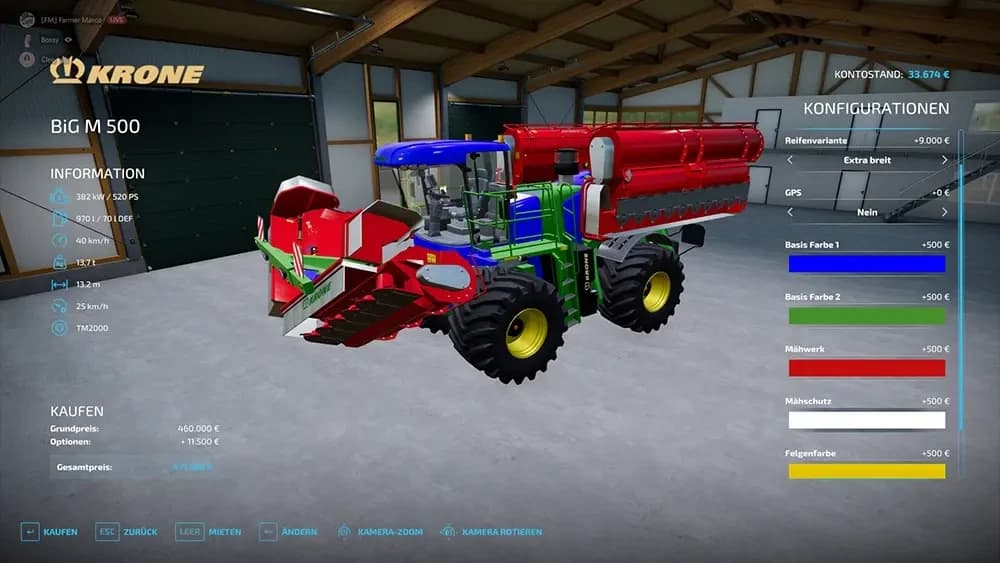 KRONE BIGM500 3