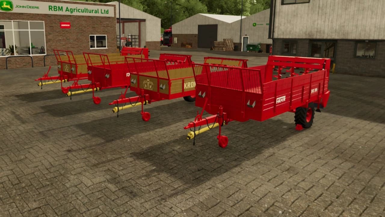 KRONE OPTIMAT/FAHR MANURE SPREADER PACK 3