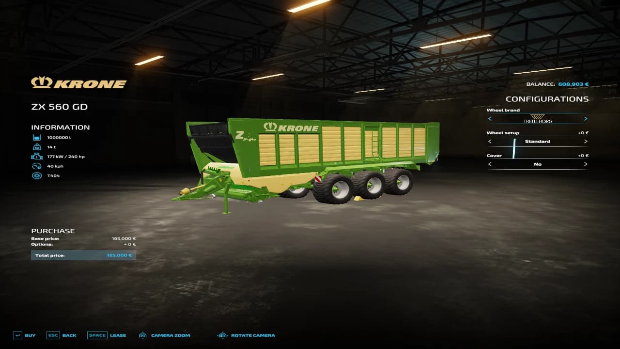 KRONE ZX560GD