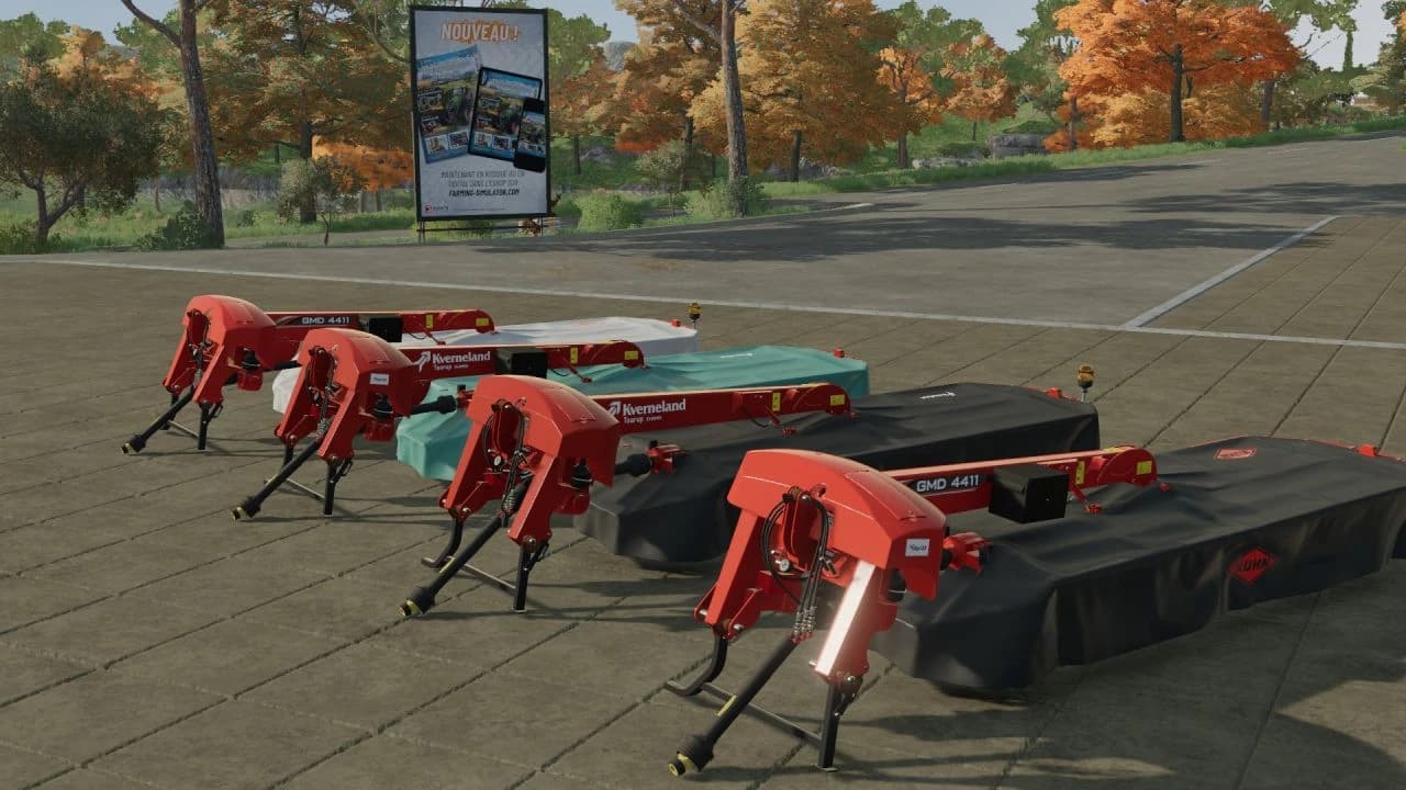 KUHN / KVERNELAND MOWER PACK 4