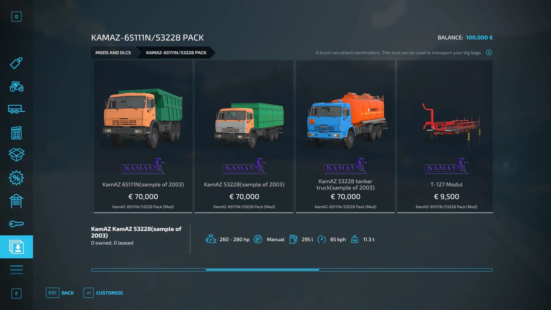 Kamaz BF Platforma 3